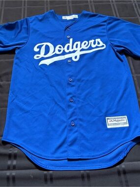 Majestic Cody Bellinger LA Dodgers Cool Base Sz:Medium Stitched Jersey
